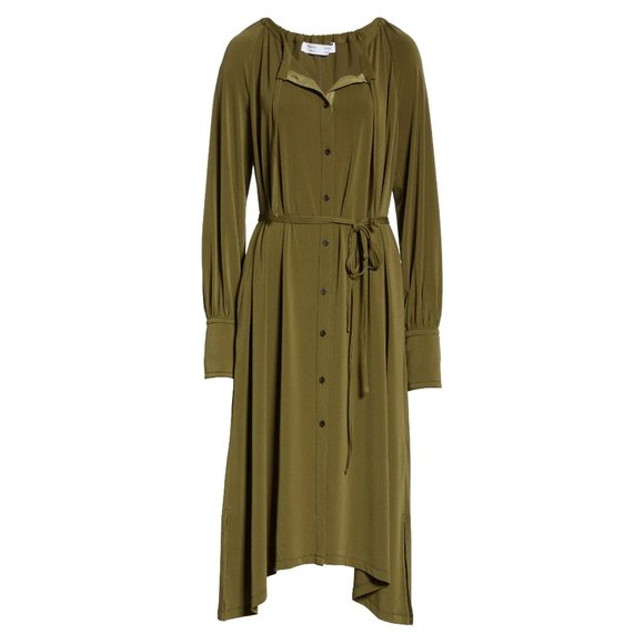 NWT Proenza Schouler White Label matte jersey midi dress - Picture 2 of 10